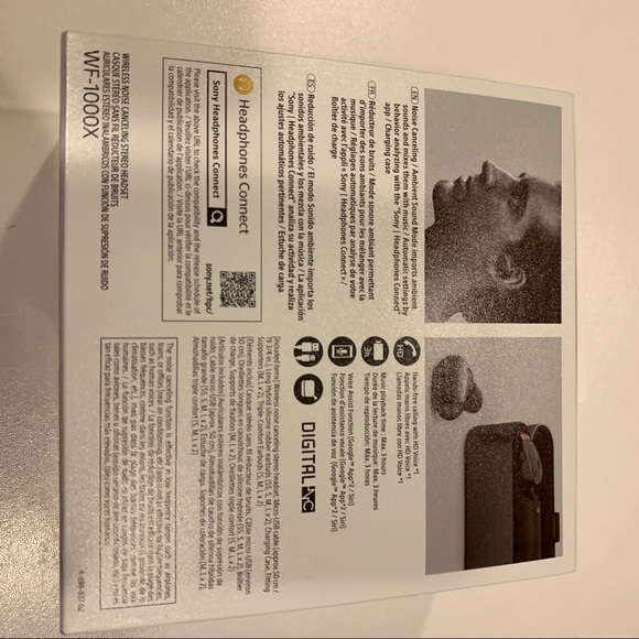 SONY Wireless noise canceling Earphone WF-1000X - Picture 6 of 6